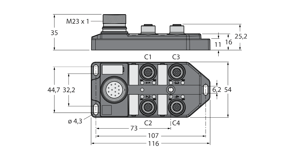 TB-4M12-5P3-CS19T