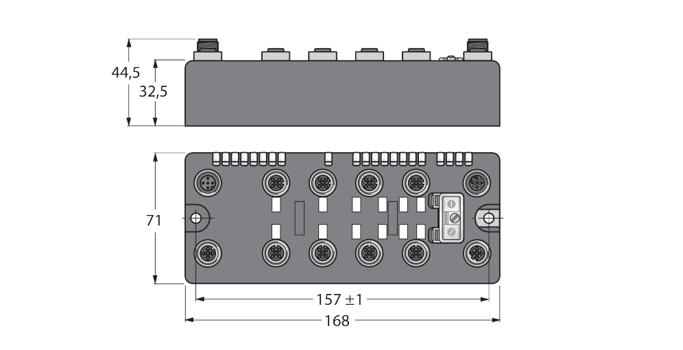 BLCEN-8M12LT-8XSG-P-8XSG-P