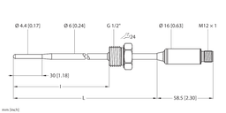 Thumbnail for TTMS-206A-G1/2-LI6-H1140-L300/I250-0/500
