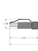RJ45-RJ45-441-0.5M/S2174