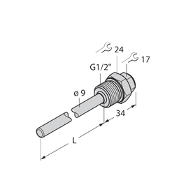 Thumbnail for THW-6-G1/2-A4-L200