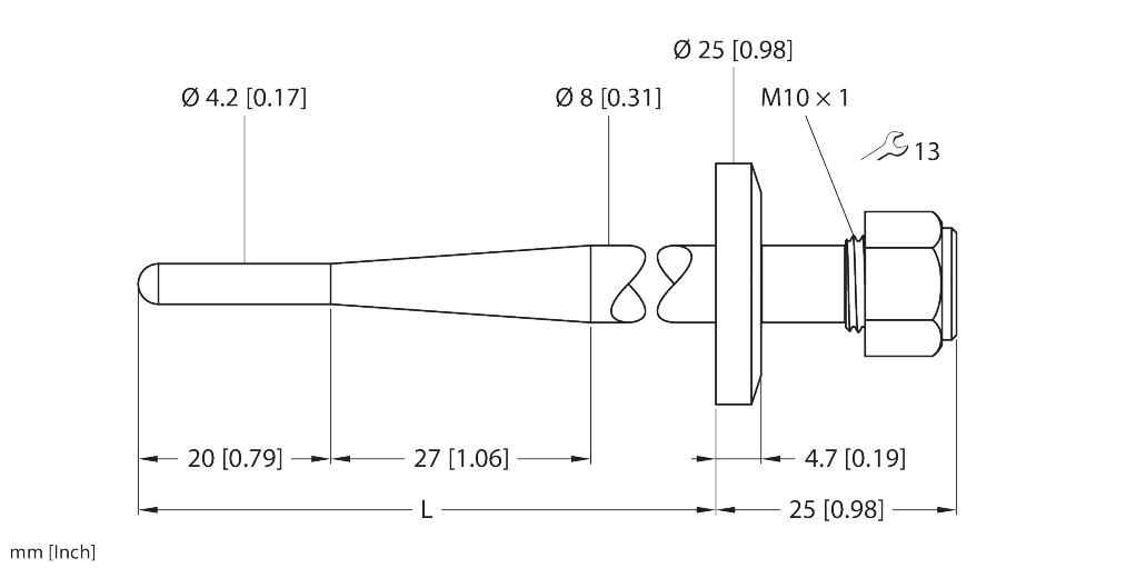 THW-3-TRI3/4-A4-L100