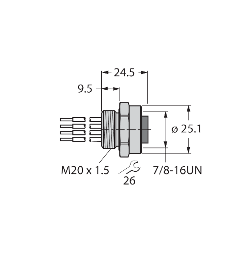 RKFV49-0.3M/M20/C1117