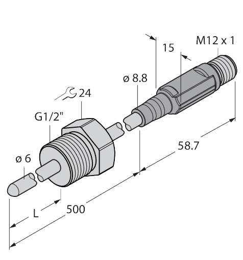 TTM150C-206A-G1/2-LI6-H1140-L460-50/150C