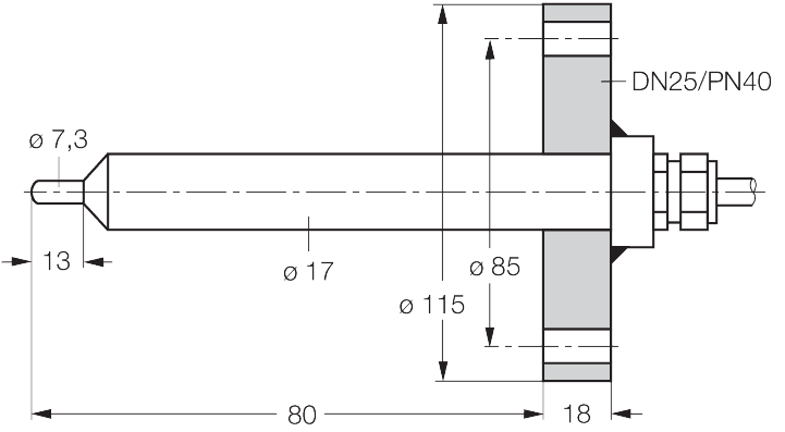 FCS-DN25HC4-NAEX/L080/D100