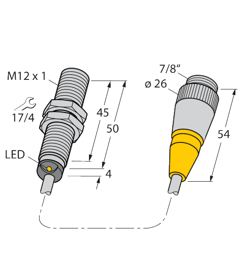 BI4-M12-AP6X-0.5M-RSM 40
