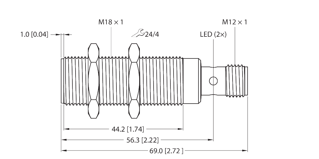 BI8-M18-2APS8X2-H1141