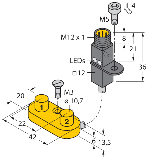 NI11.5-DS13.5-0.035-BM-2AY1X2-H1140/F2