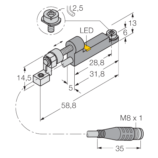 BIM-INTF-AN6X-0.3-PSG3S
