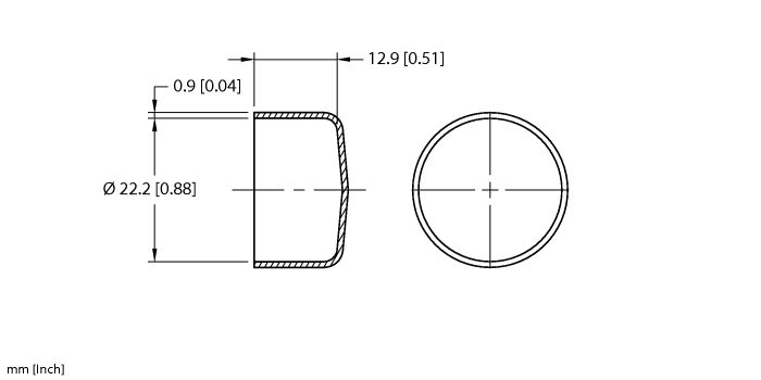 DUST CAP RSM (50/PACKAGE)