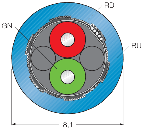 CABLE452B-100M