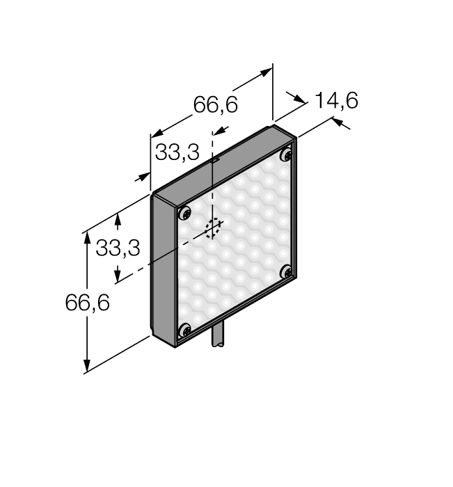 LEDRA62X62W